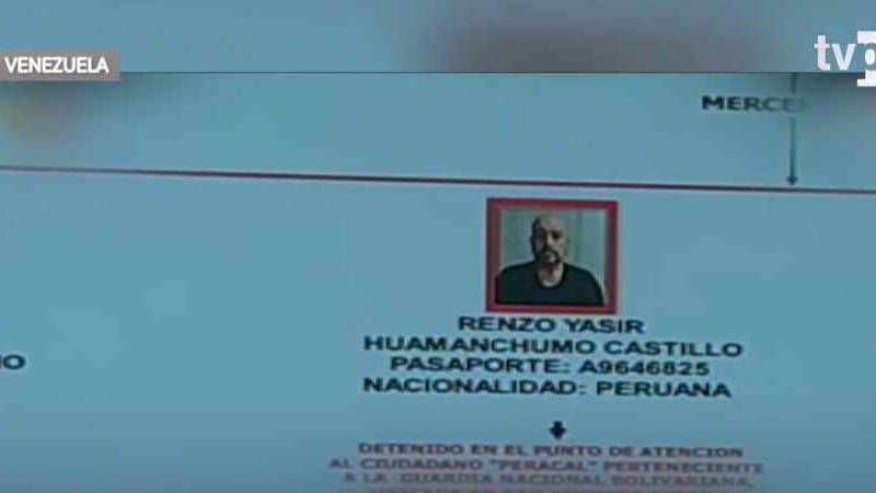 peruano detenido en Venezuela