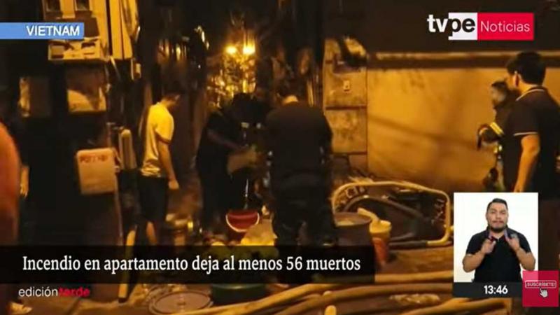 Vietnam incendio apartamento muertos 