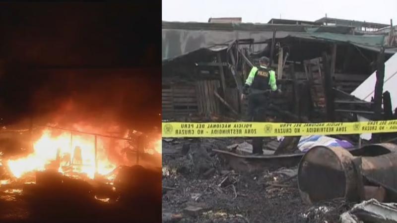Villa El Salvador incendio Fallecido Muerto adulto mayor Chanchos