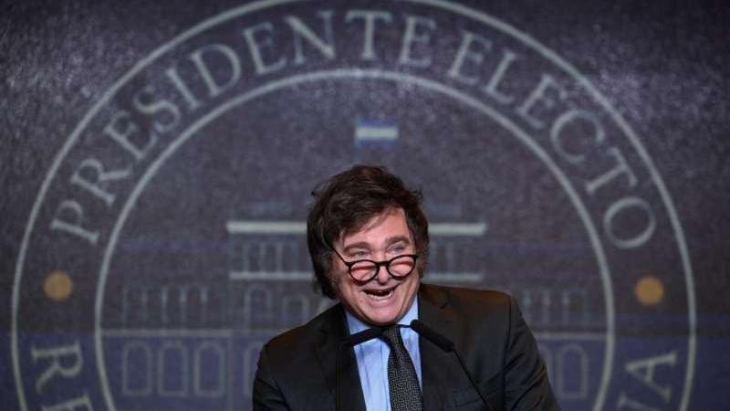 Presidente electo de Argentina,  Javier Milei  