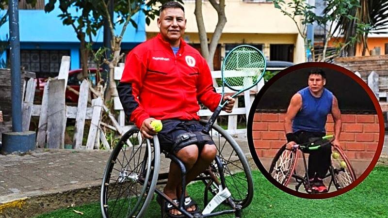 tenis en silla de ruedas raqueta ipd deporte discapacidad