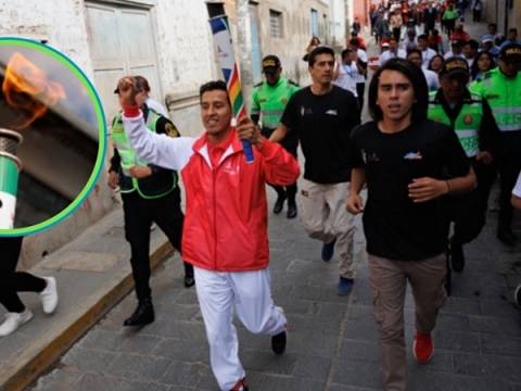 antorcha deportiva bolivarianos 