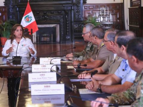 Dina Boluarte Cuarto de Guerra