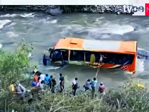 bus río áncash caída accidente muerto