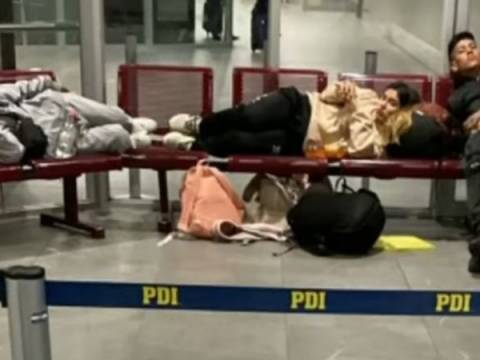 Detenidos en aeropuerto de chile