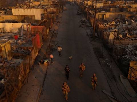 Chile incendio forestal