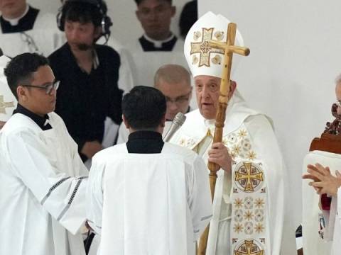 El Papa Francisco en Yakarta