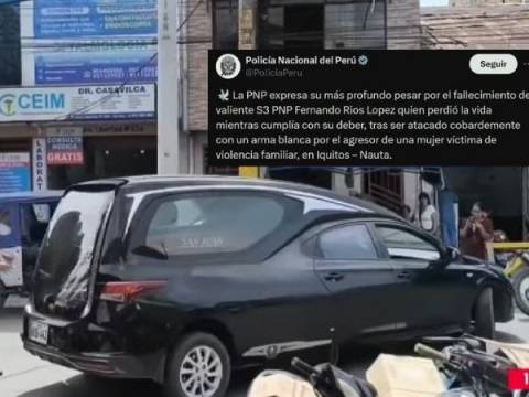 Atentado a suboficial en Iquitos