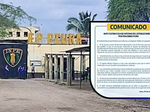 inpe internos fuga piura