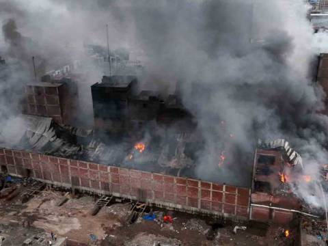 incendio en Barrios Altos