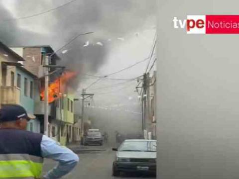 Incendio en Chosica 