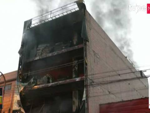 incendio en Los Olivos