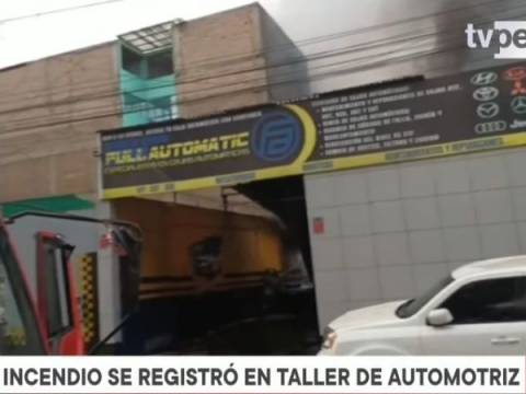 incendio en Ate