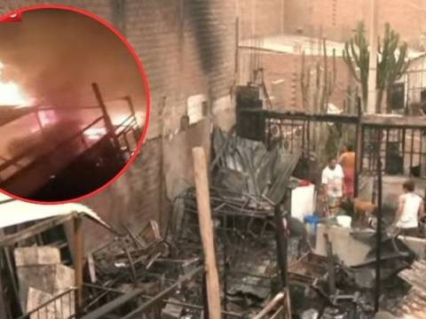 San Martín de Porres incendio