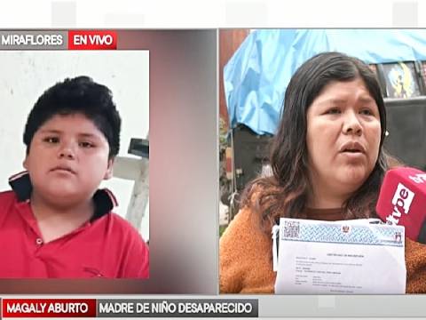 niño escolar menor SJM   niños escolares niño desaparecido