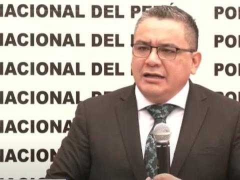 Ministro del Interior  Juan José Santivañez