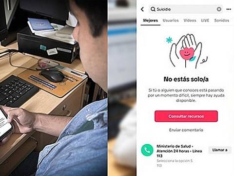 minsa tiktok suicidio linea 113
