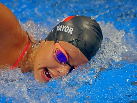 Alexia nadadora natación  Juegos Olímpicos París 2024  videna proyecto legado panamericanos