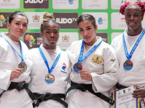 Judoca Camila Figueroa gana medalla de plata en Marrakech African Open 2024