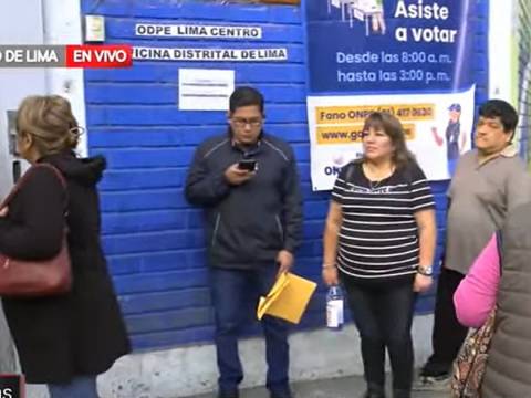 ONPE votación voto elecciones