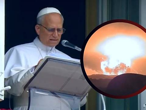 papa León bombardeo ataque israel irán 