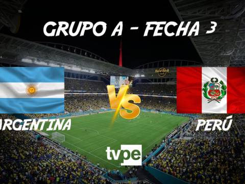 Argentina vs. Perú en Copa América