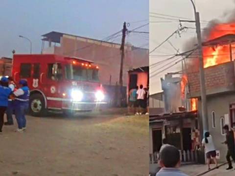 bomberos incendio fuego ventanilla 