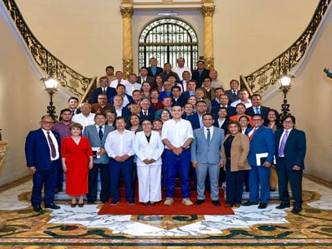 presidente josé jerí dirigentes sindicales diálogo