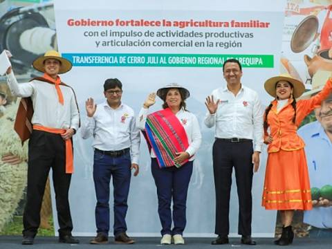 Presidenta Dina Boluarte proyectos arequipa