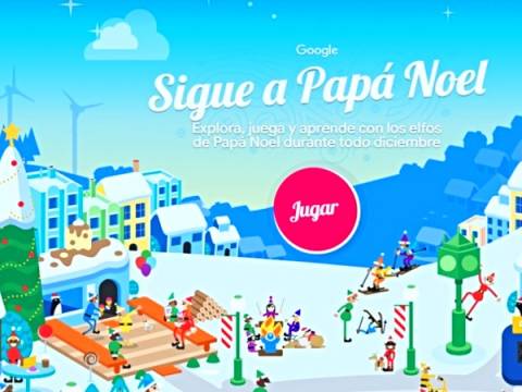 papá noel recorrido santa navidad google juegos