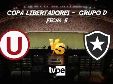 Copa Libertadores: Universitario vs. Botafogo por la fecha 5 del Grupo D 
