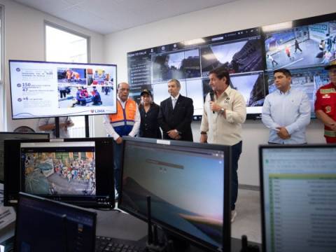 Central de vigilancia Municipalidad de Lima plan seguridad