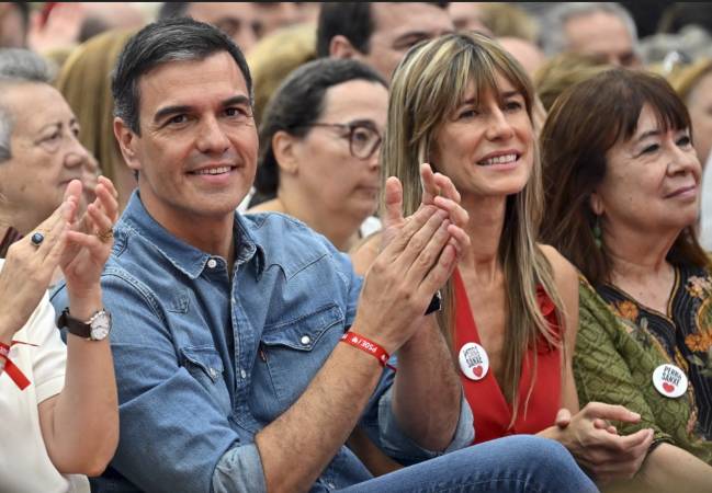 Begoña Gómez y Pedro Sánchez 