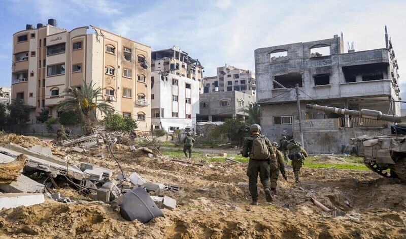 Combates urbanos  en ciudades de Gaza 