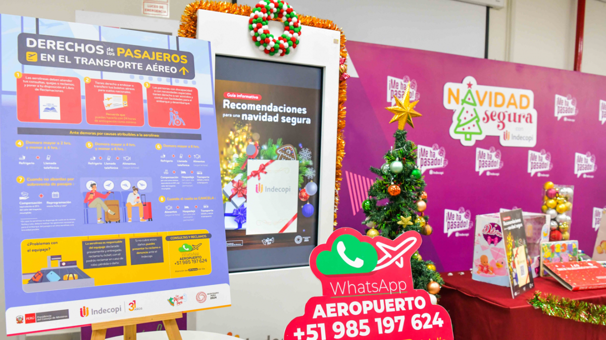 Indecopi lanza campaña Navidad Segura 