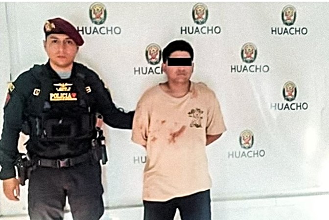 Policía de Huacho detiene a sujeto que agredió a su pareja 