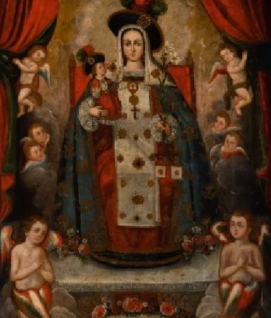 Virgen peregrina. Foto Andina difusion