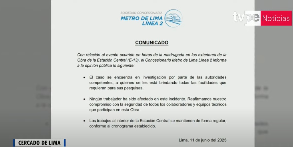 línea 2 del metro tren explosión