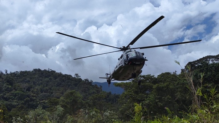 helicopero cenepa minería ilegal pnp