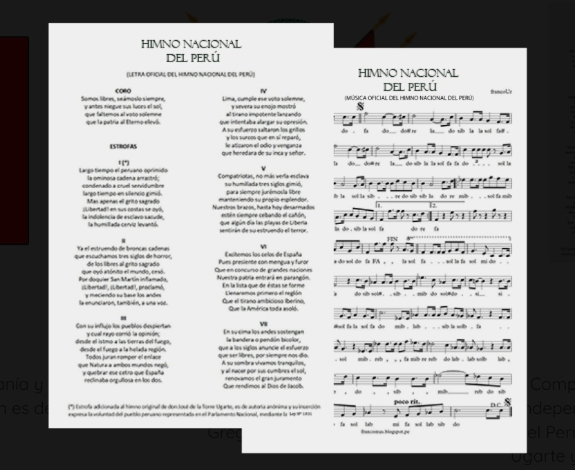himno fiestas patrias 