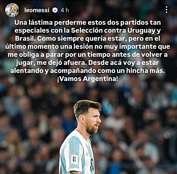 messi argentina albiceleste eliminatorias sudamericanas