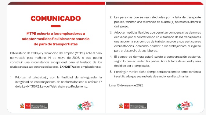 MTPE trabajo virtual tardanza paro tolerancia