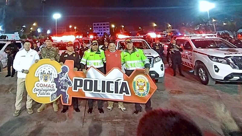 camionetas comas pnp