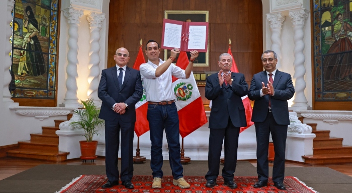 promulgación ley presidente jerí