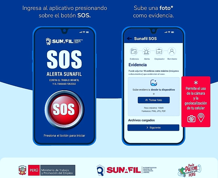 sunafil aap trabajo infantil denuncia