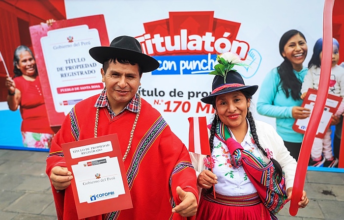 titulo de propiedad presidenta dina boluarte