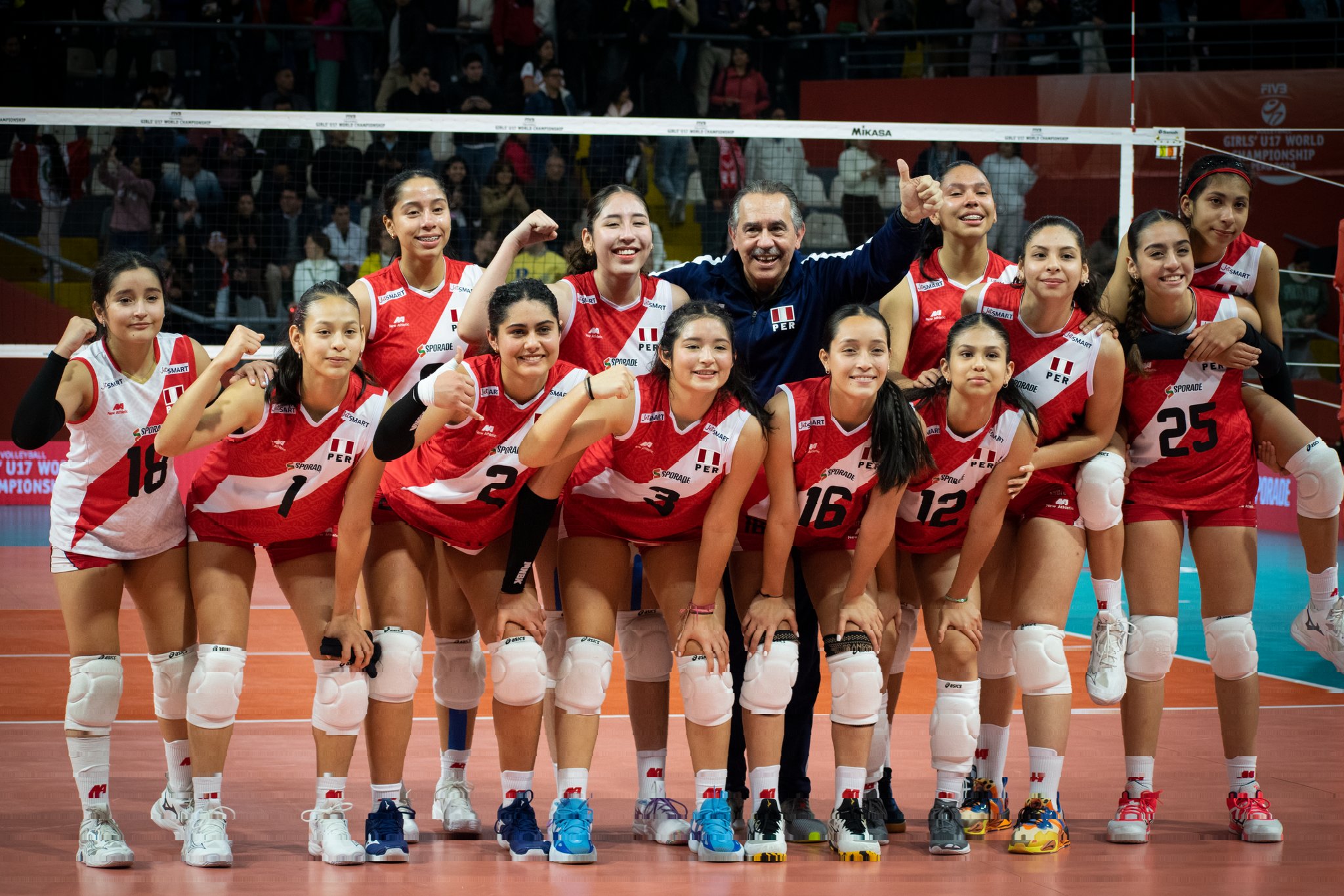 vóley perú equipo mundial sub-17