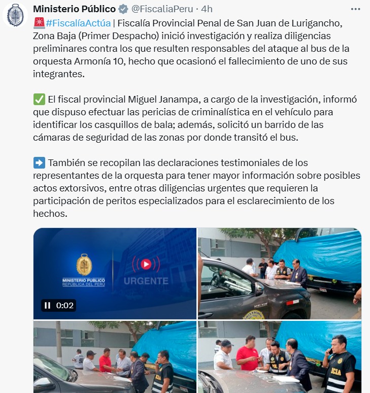 Fiscalía ministerio Públio