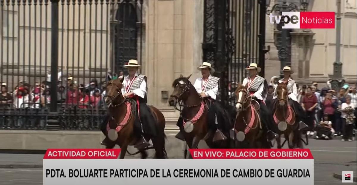 cambio de guardia amazonas