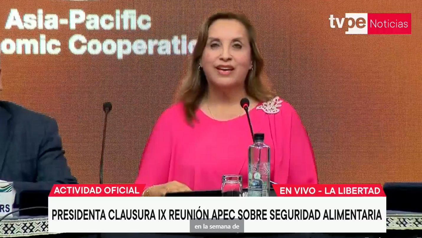 Dina Boluarte APEC